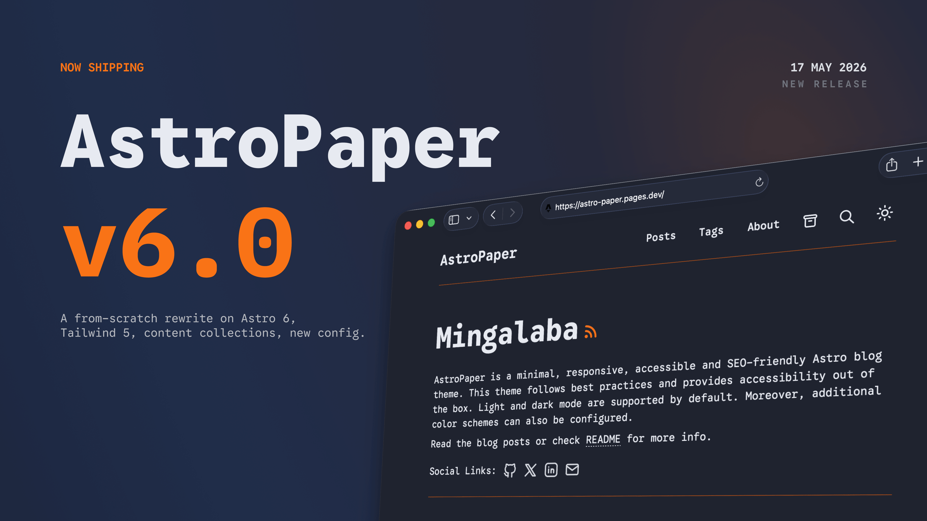 AstroPaper 6.0